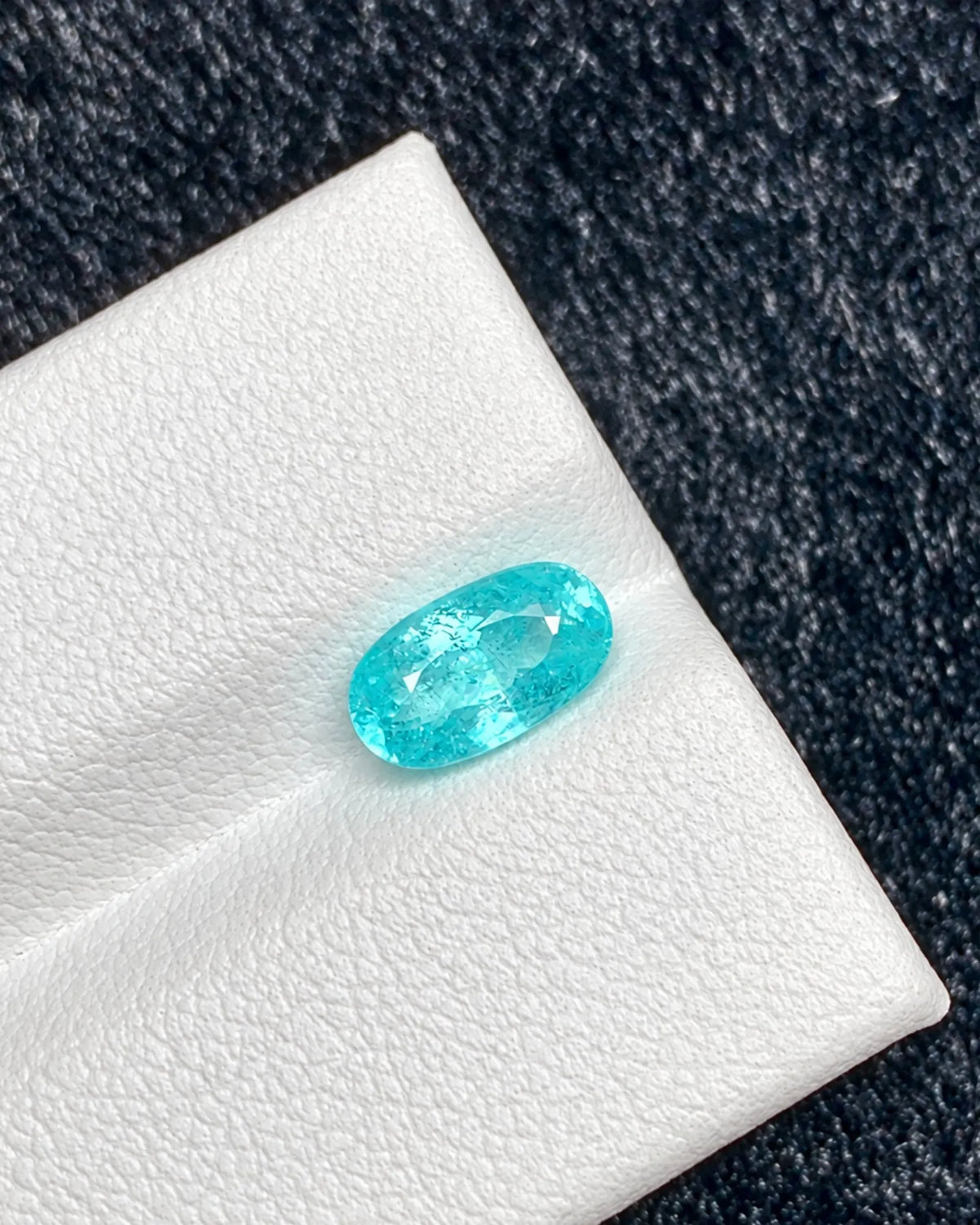 1.29ct Paraiba Tourmaline oval faceted loose gemstone | SARATTI