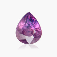 1.2 carats Pear Shape Purple Natural Sapphire Stone | 7.00 x 5.5mm