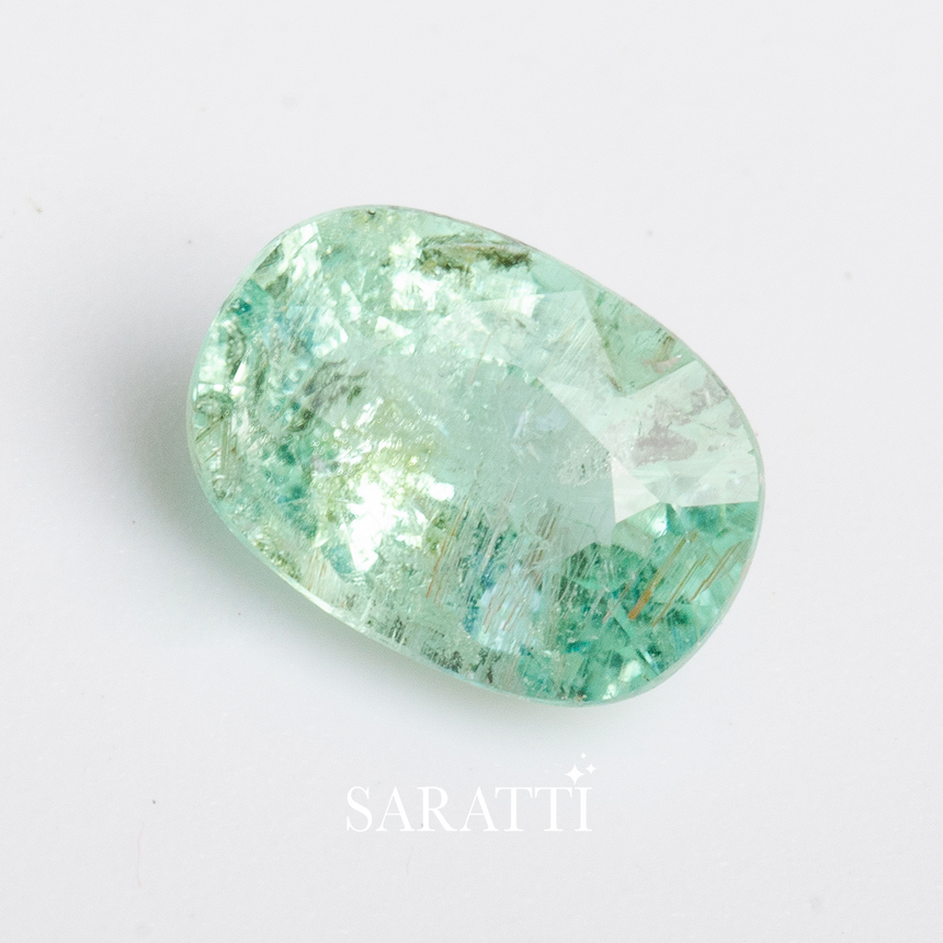 1.2ct Natural Paraiba Tourmaline Neon Blue Gemstone | SARATTI
