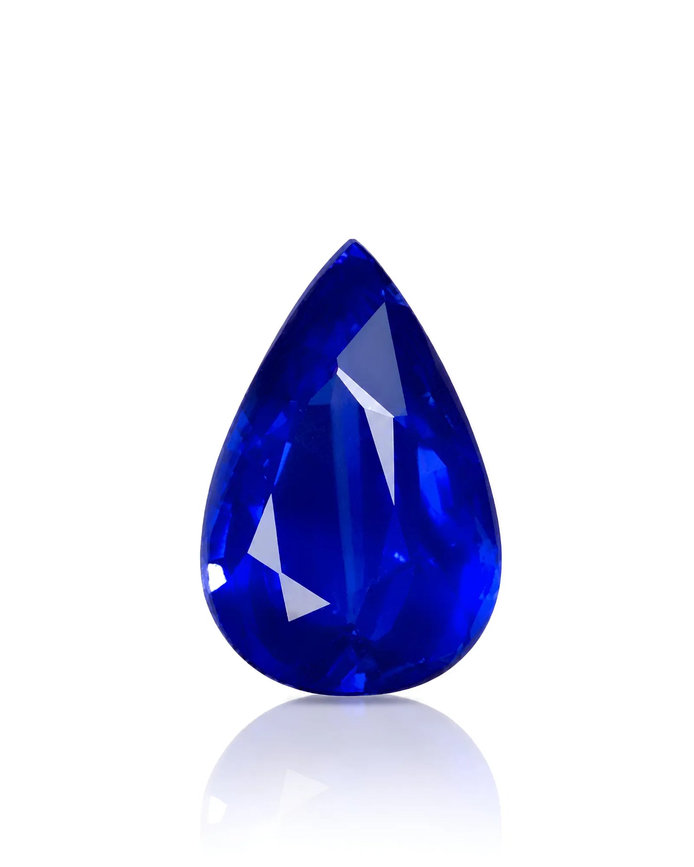 1.33 carats Natural Sri Lankan Royal Blue Sapphire | Pear Brilliant Cut