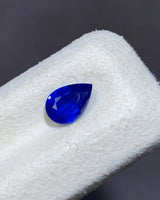 1.33ct Sri Lankan Sapphire pear loose gemstone alternate angle | SARATTI