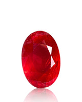 1.37 CTS Natural Mozambique Ruby with rich red colour in an elegant oval main view | SARATTI