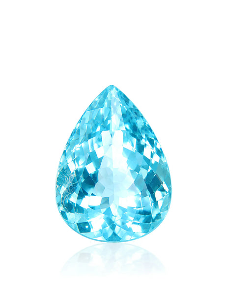1.43 carat Natural Paraiba Tourmaline pear main view | SARATTI