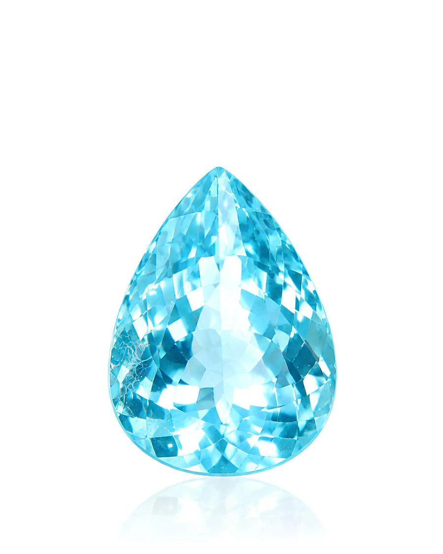 1.43 carat Natural Paraiba Tourmaline pear main view | SARATTI