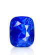 1.50ct Natural Royal Blue Sapphire Cushion main face-up view | SARATTI