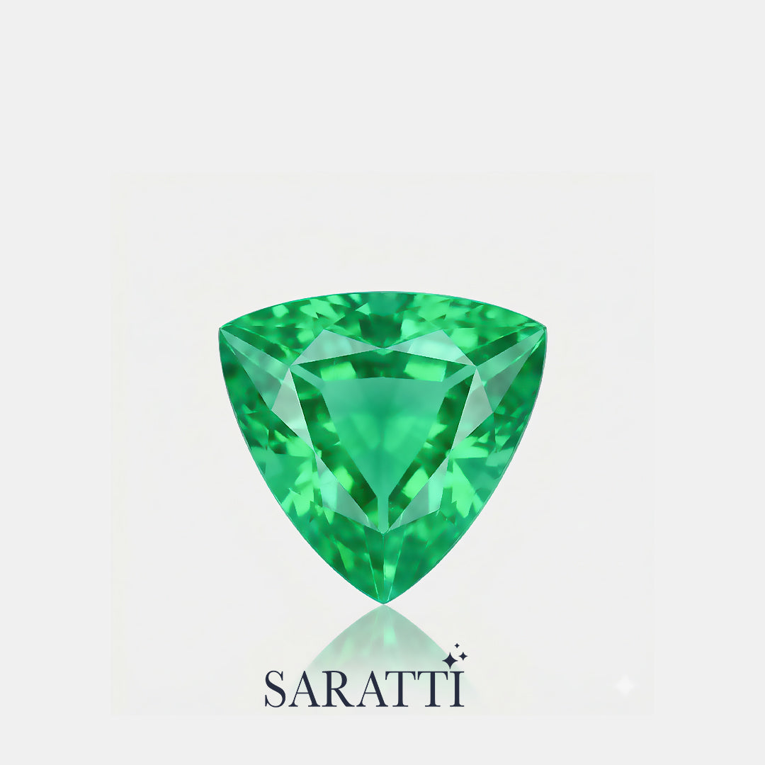 1.51 carat Natural tsavorite garnet 7.03 × 6.78 × 5.19 mm loose stone | SARATTI