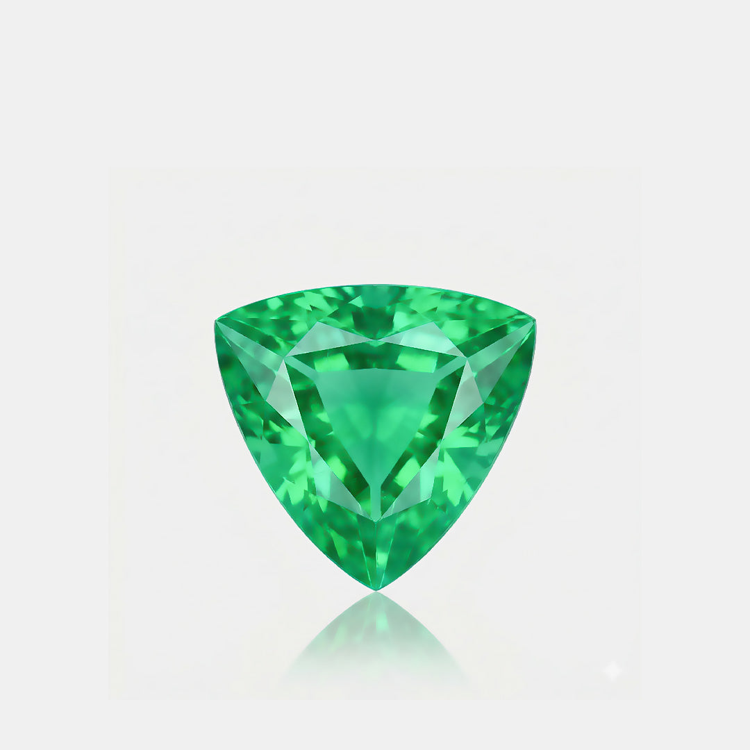 1.51 carats Natural Tsavorite Garnet | Trillion – 7.03 × 6.78 × 5.19mm