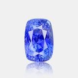 1.51 carat Unheated Natural Cornflower Blue sapphire cushion mixed cut loose gemstone | SARATTI  