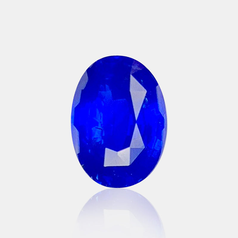 1.52 carat Natural Royal Blue sapphire oval modified brilliant loose gemstone | SARATTI  