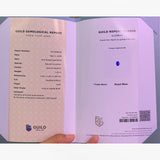 1.52 carat Natural sapphire oval displaying vivid blue saturation | SARATTI  