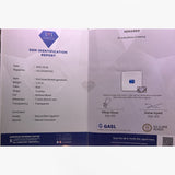 1.53 carat Natural sapphire cushion displaying transparent clarity | SARATTI  