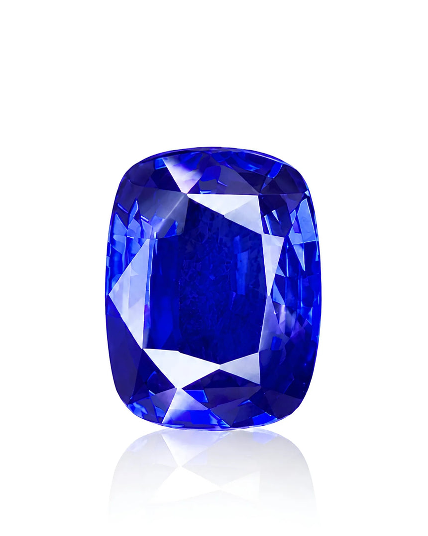 1.53ct Natural Royal Blue Sapphire Cushion main view | SARATTI