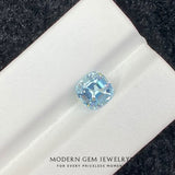 Blue Aquamarine Gem for Jewelry | Modern Gem Jewelry | Saratti