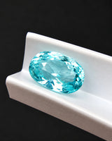1.62ct Paraiba-Type Tourmaline elongated oval faceted gemstone | SARATTI