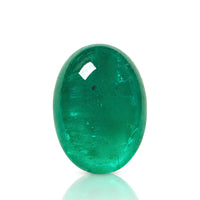 1.64 carats Green Natural Emerald | Oval Cabochon