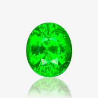 1.65 ct Natural Tsavorite Gemstone – Oval Cut | 7.26 × 6.43 × 4.90 mm