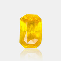 1.67 carats Natural Fancy Yellow Sapphire Gemstone | Radiant Cut