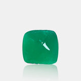 1.72 carat Natural Vivid Green emerald sugarloaf cabochon loose gemstone | SARATTI  