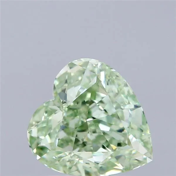 1.72ct Heart Natural Diamond (Colour Fancy Intense Yellowish Green, Clarity VS2, GIA Certified)