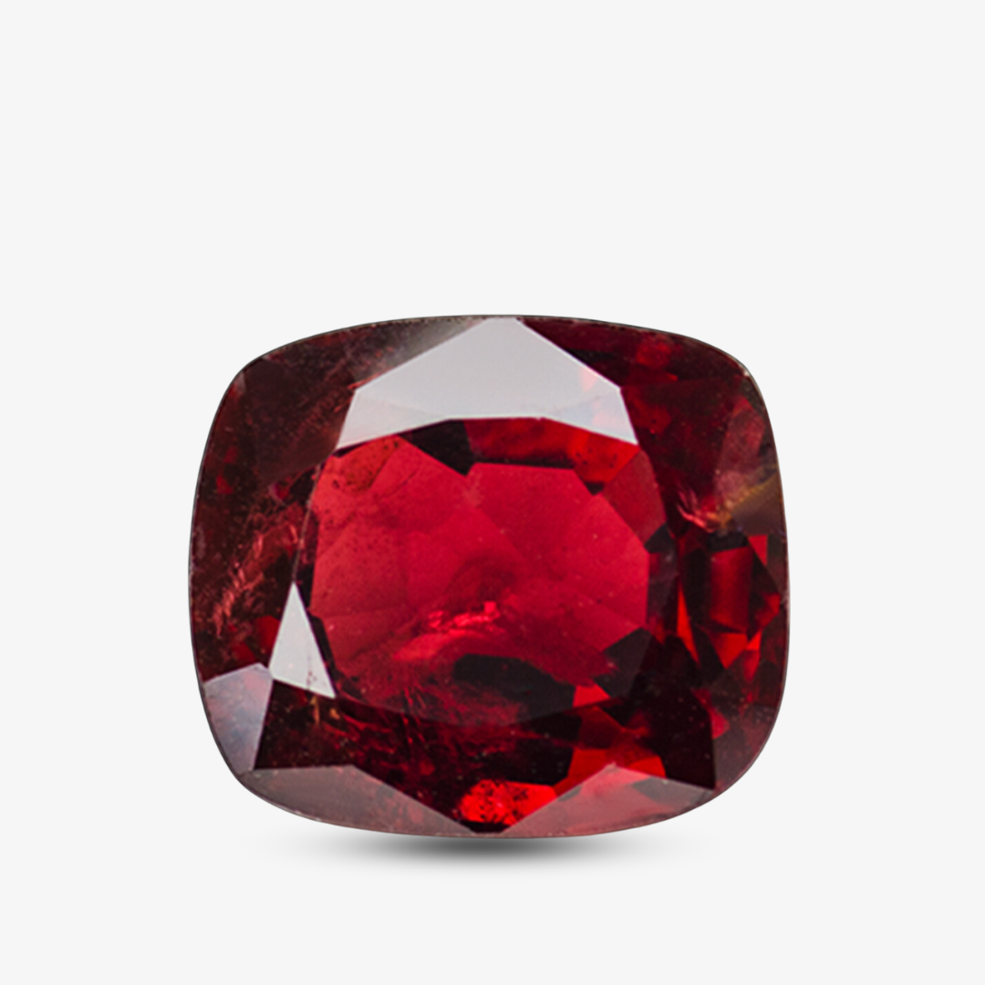 Cushion Shaped Red Natural Spinel Gem | Saratti