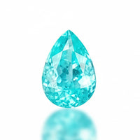 1.77ct Natural Neon Blue Tourmaline | Pear 8.68×6.29×5.05mm | AIGS Certified