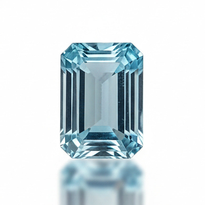 1.81 Carat Natural Santa Maria Aquamarine Octagonal