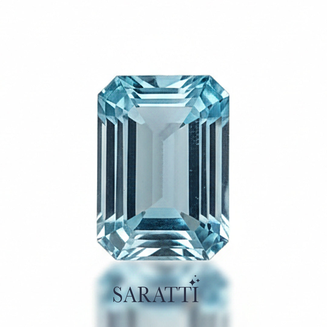 1.81 Carat Octagonal Santa Maria Aquamarine CGRL Certified