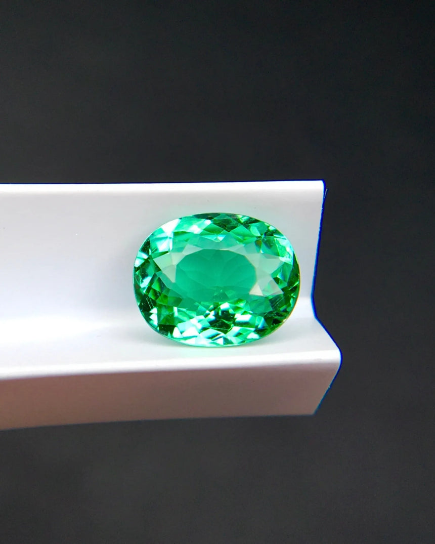 1.82ct Natural Tourmaline oval faceted front view | SARATTI