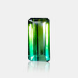 1.83 carat Natural bi-color tourmaline emerald cut loose gemstone | SARATTI