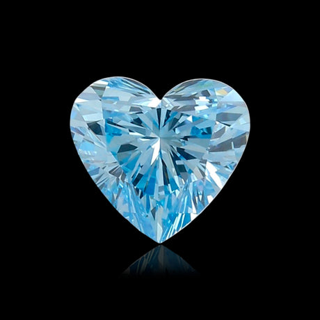 1.87cts Heart Shaped Natural Blue Diamond Gem | Saratti