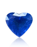 1.91ct Natural Cornflower Blue Sapphire heart main view | SARATTI