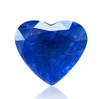 1.91 carats Natural Cornflower Blue Sapphire | Heart Cut