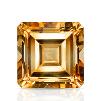 10.01 carats Natural Brazilian Imperial Topaz | Asscher Cut