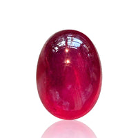 10.0 carats Pigeon Blood Natural Ruby | Oval Cabochon - Treated