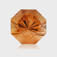 Natural champagne Imperial Topaz 10.7 carat geometric cut | SARATTI