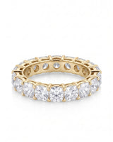 Cushion Diamond Eternity Band in White Gold