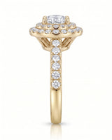 Keira – Gleaming Promise Natural Round Diamond Double Halo Ring