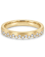 Princess Tiara Diamond Eternity Wedding Band