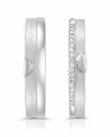 The Sweet Embrace Duo Wedding Ring Set