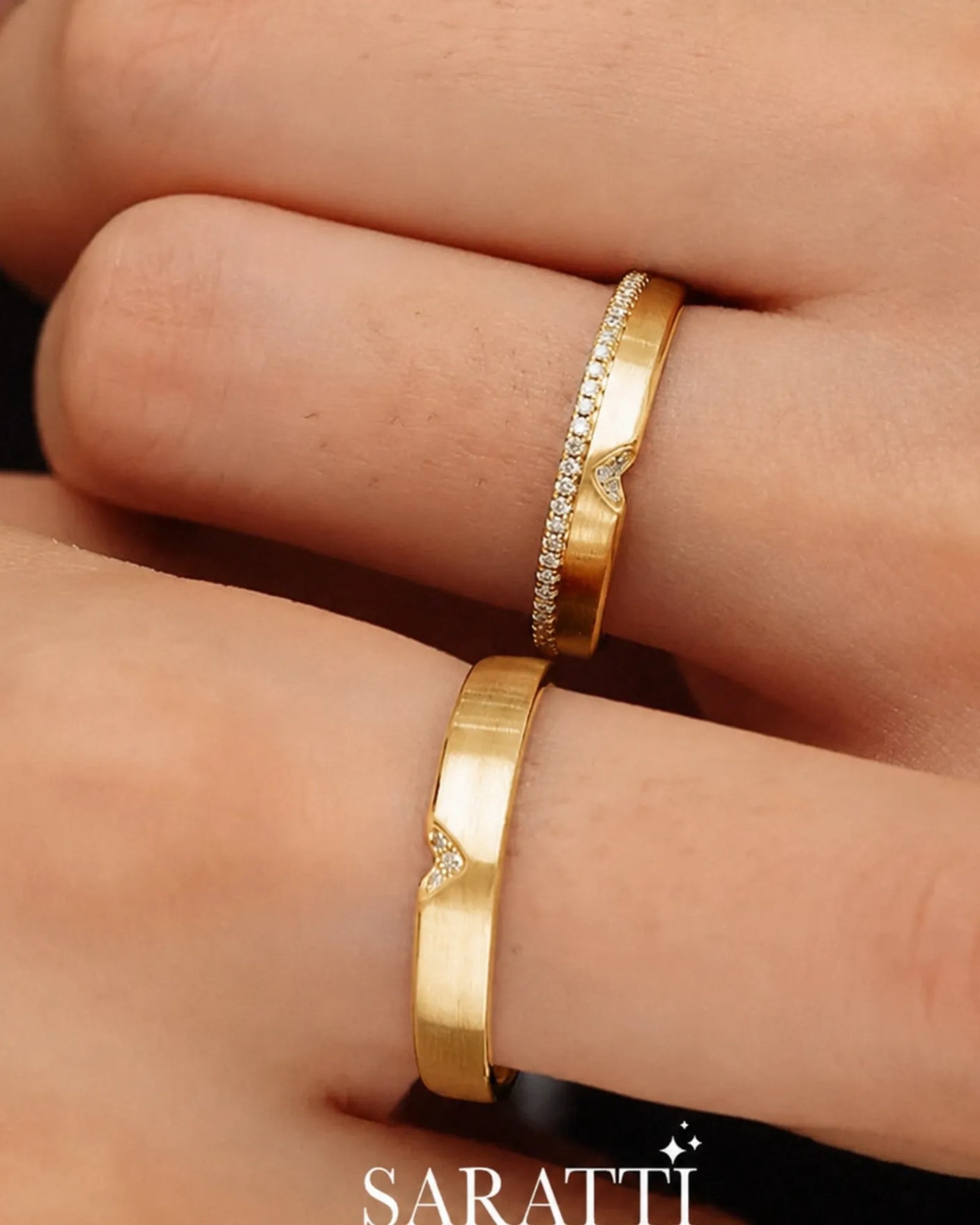 Steel Dimension Wedding Set
