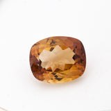 11.45ct cushion Imperial Topaz champagne colored gemstone | SARATTI