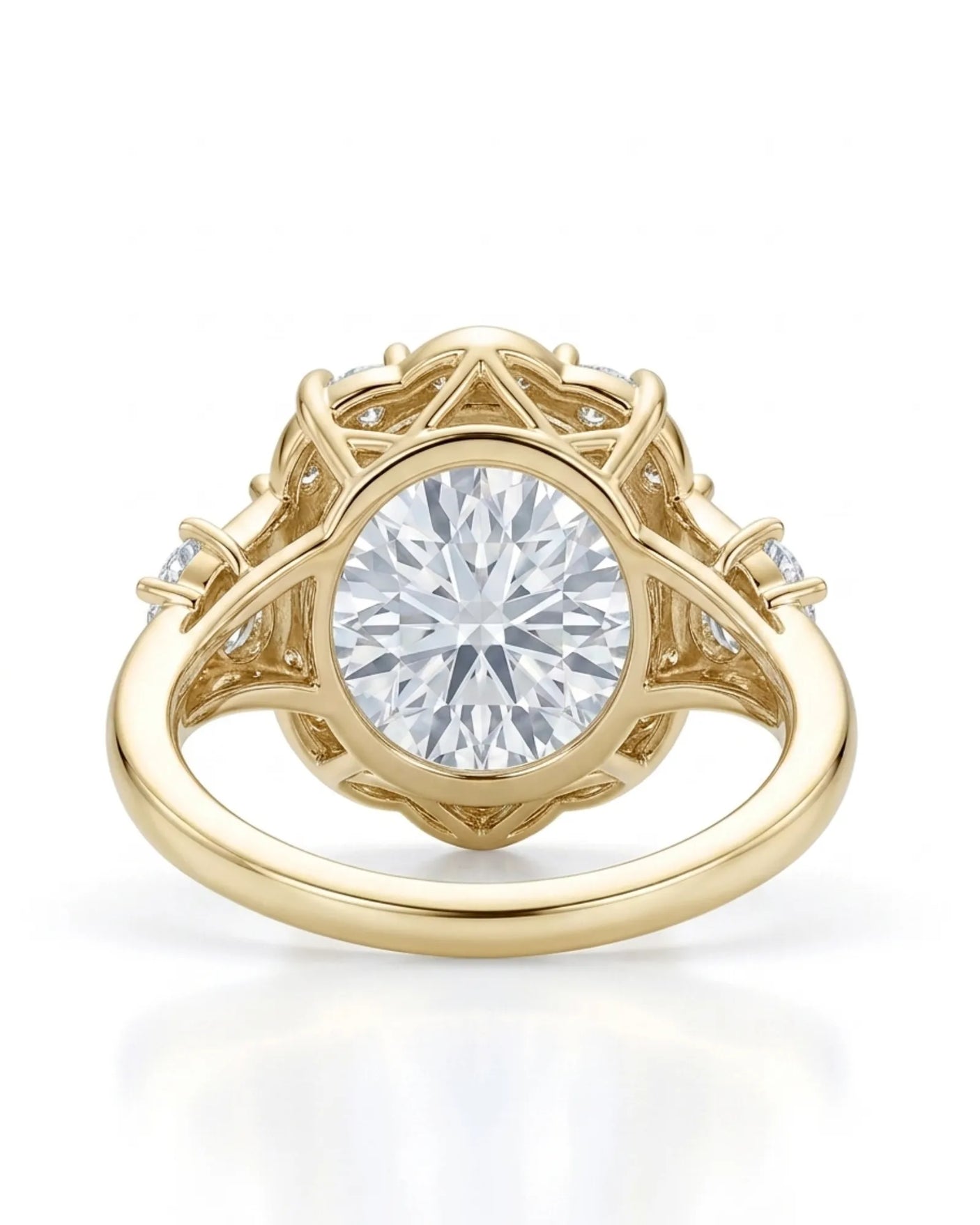 Emory – Eternal Presence Natural Round Diamond Halo Ring