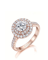 Keira – Gleaming Promise Natural Round Diamond Double Halo Ring