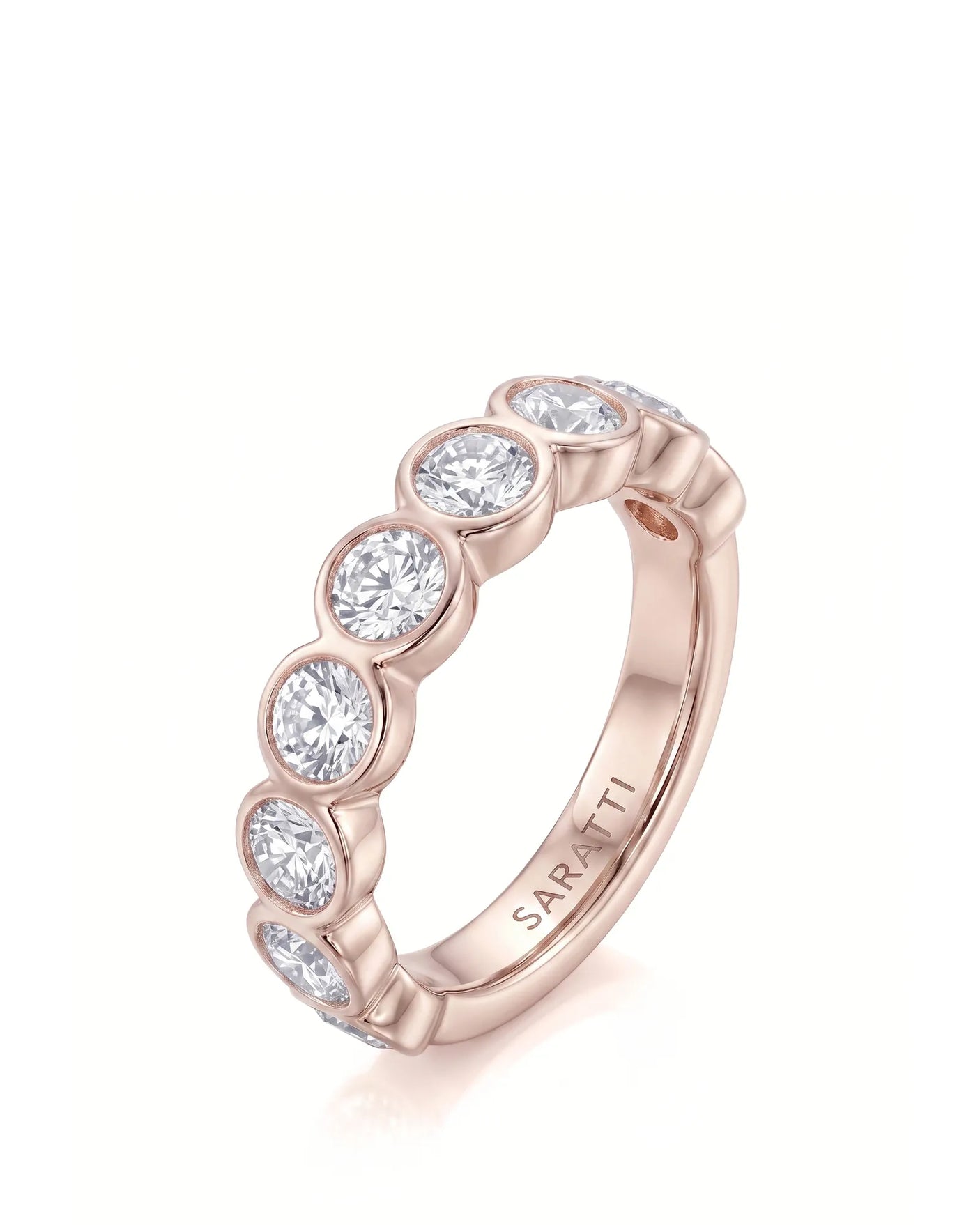 Diamond Wedding Band in White Gold