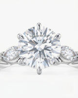 Faye – Natural Round Diamond Six-Prong Engagement Ring