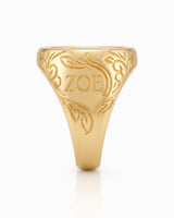 Heritage Crest Signet Ring | 1804 - ZOE