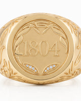 Heritage Crest Signet Ring | 1804 - ZOE