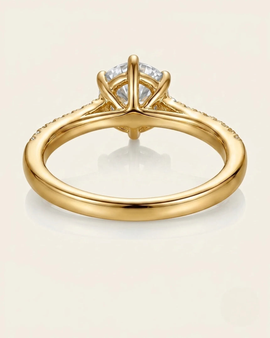 Amira - White Radiance Natural Diamond Ring