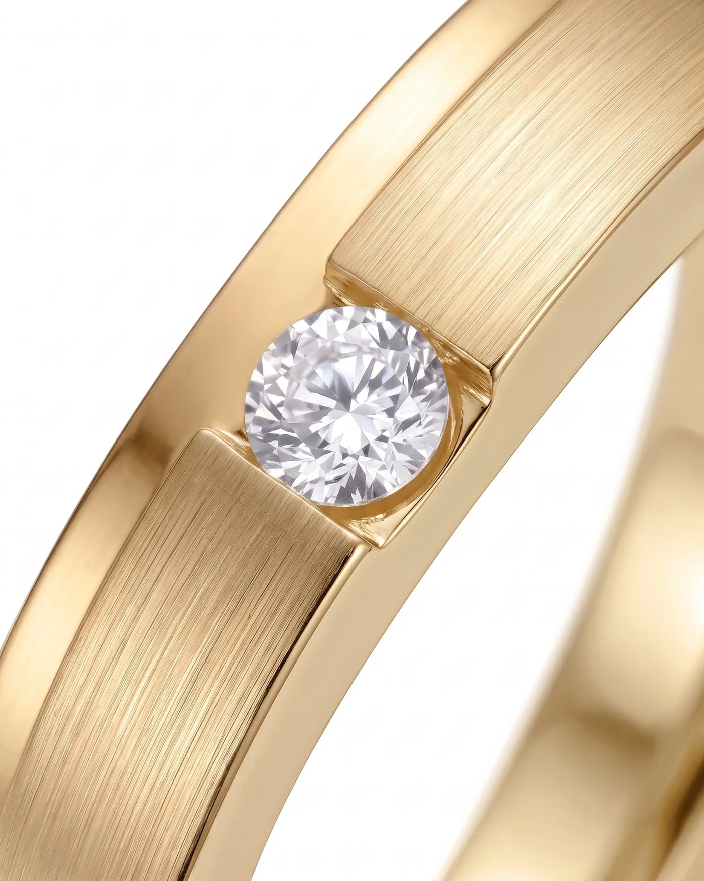 Destiny Match Wedding Band in Two Tone | His & Hers