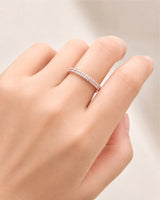 Diamond Infinity Band in Yellow Gold